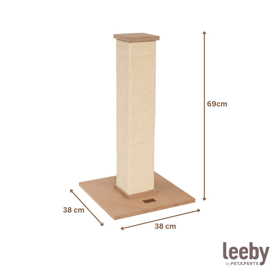 Leeby Vida arranhador de sisal quadrado para gatos, , large Imagem n&uacute;mero 4