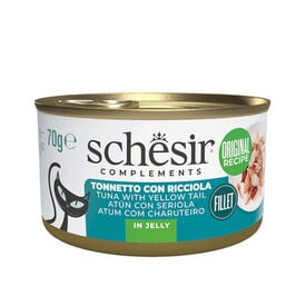 Schesir Atum com Seriola em lata de gelatina para gatos