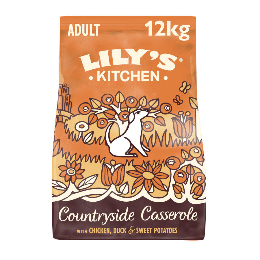 12 kg Lily's Kitchen Adult  Frango e Pato ra&ccedil;&atilde;o para c&atilde;es, , large Imagem n&uacute;mero 1