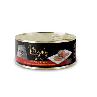 Majesty Adult Terrine Atum e Vegetais lata para gatos