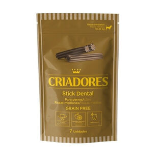 Criadores Snacks Dentários Grain Free para cães de raça média