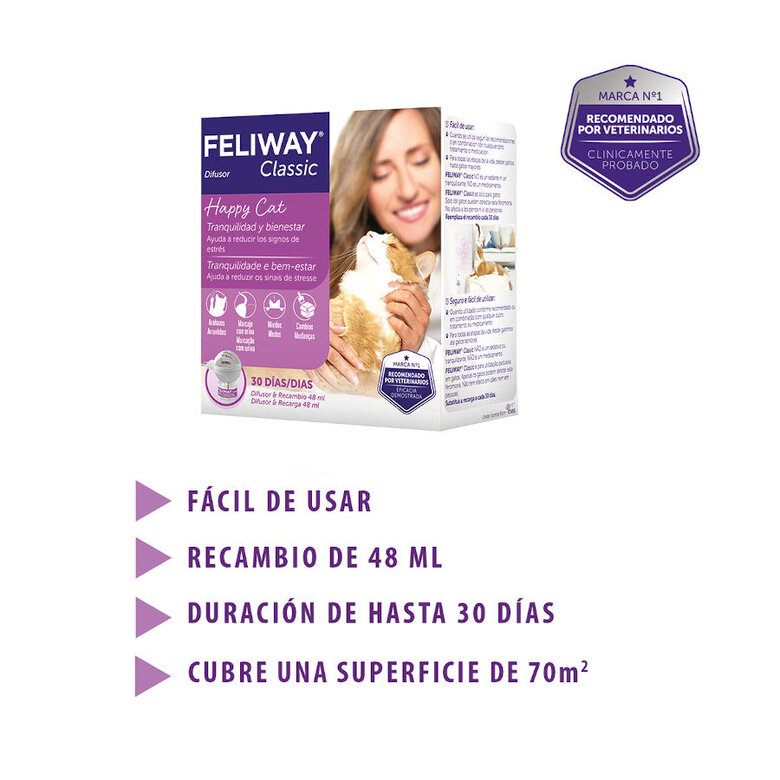 Feliway Classic Difusor e Recarga calmante para Gatos,  Imagem número 3 Feliway Classic Difusor e Recarga calmante para Gatos, , large Imagem número 3