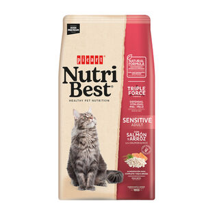 Nutribest Adult Sensitive Salmão e Arroz ração para gatos