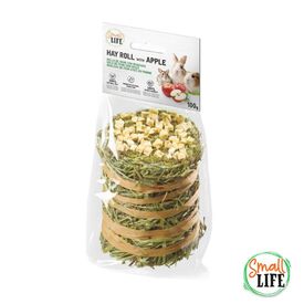 Small Life Rolo de Feno com Ma&ccedil;&atilde; Snack para roedores e coelhos