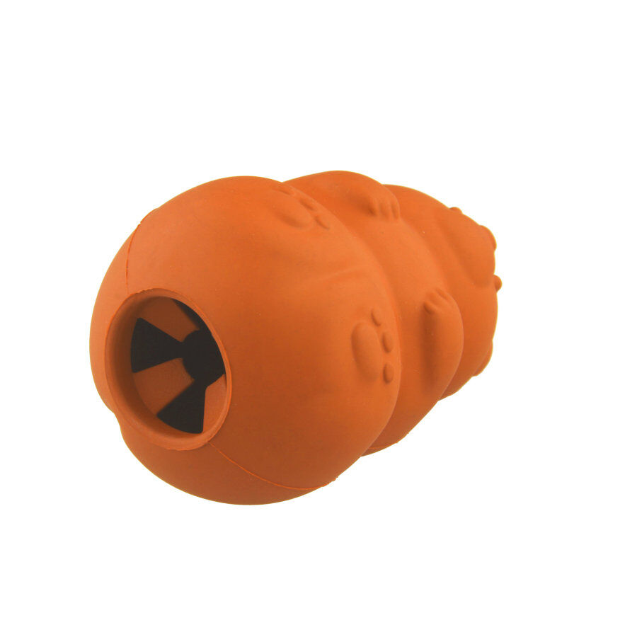 Tootoy! Bear dispenser Chew Toy Laranja mordedor com dispensador de snacks para c&atilde;es, , large Imagem n&uacute;mero 3