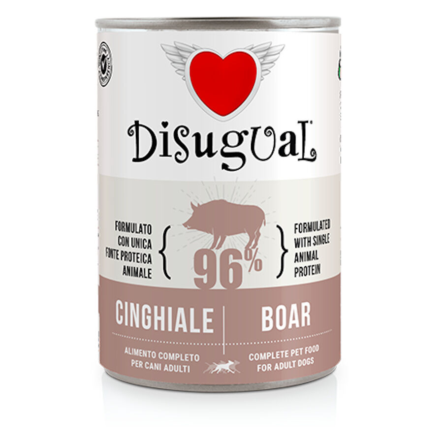 400 g Disugual Javali em Pat&ecirc; Lata para c&atilde;es, , large Imagem n&uacute;mero 1