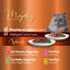 12 saquetas x 100 g Majesty Pouches Multipack Comida h&uacute;mida de carne em saquetas para gatos, , large Indicador imagem n&uacute;mero 3