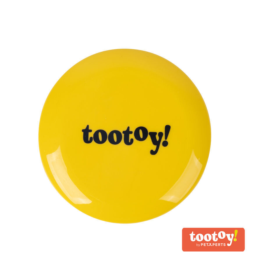 Tootoy! Flying disc Yellow Frisbee Amarelo para c&atilde;es, , large Imagem n&uacute;mero 1
