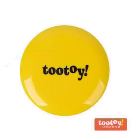 Tootoy! Flying disc Yellow Frisbee Amarelo para cães
