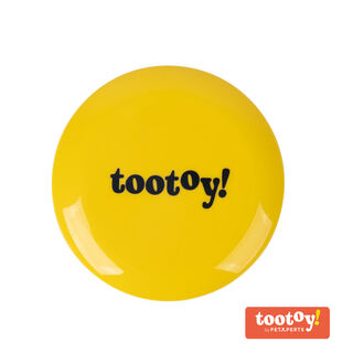 Tootoy! Flying disc Yellow Frisbee Amarelo para cães