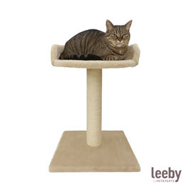 Leeby Simba arranhador com cama para gatos
