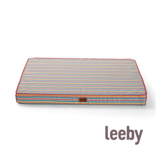 Leeby Colchão zigue-zague antiderrapante para cães