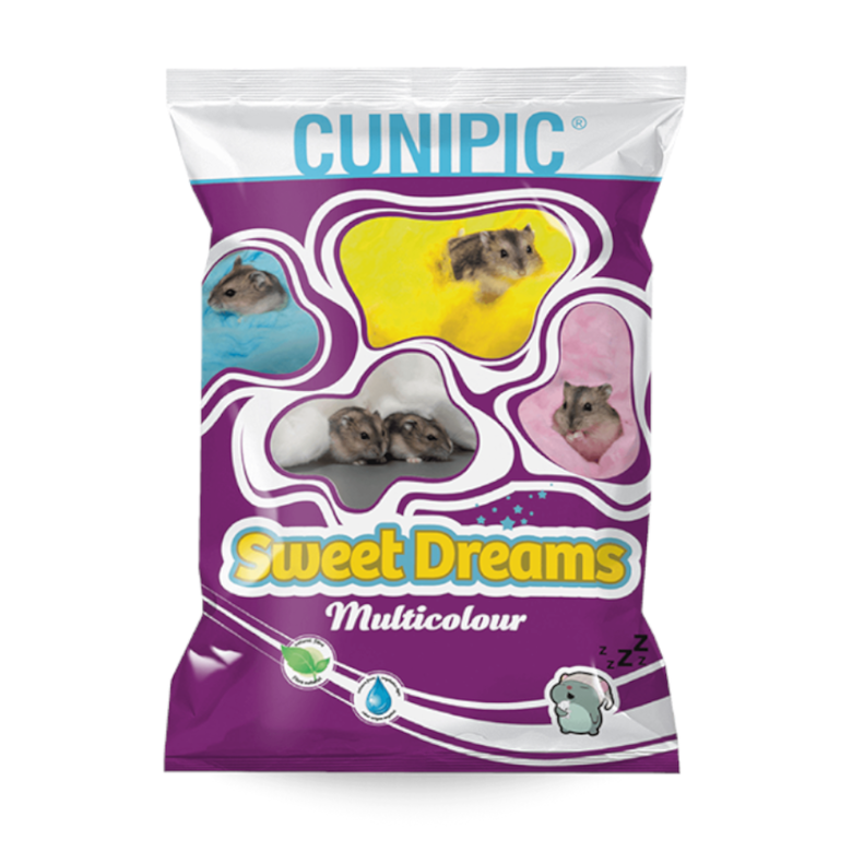 Cunipic Sweet Dreams Leito Multicor para Roedores,  Imagem número 1 Cunipic Sweet Dreams Leito Multicor para Roedores, , large Imagem número 1