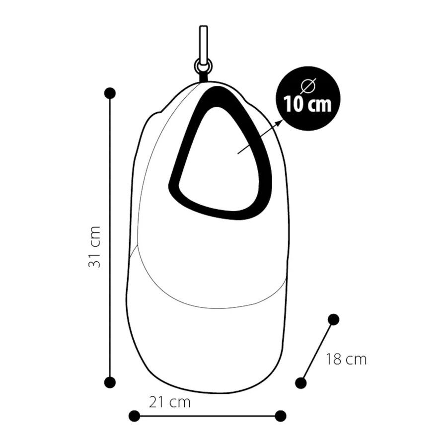 Flamingo casa pendurante para fur&otilde;es de ante, , large Imagem n&uacute;mero 2