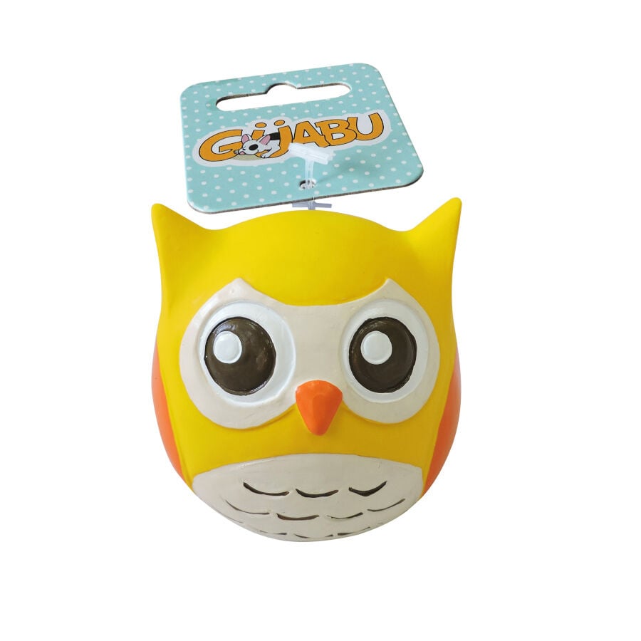 Guabu Brinquedo Coruja Amarela para c&atilde;es, , large Imagem n&uacute;mero 1
