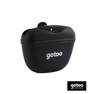 Gotoo Porta prémios de silicone preto para cães