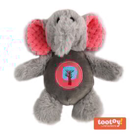 Tootoy! Noisy Elephant Cuddler peluche para cães