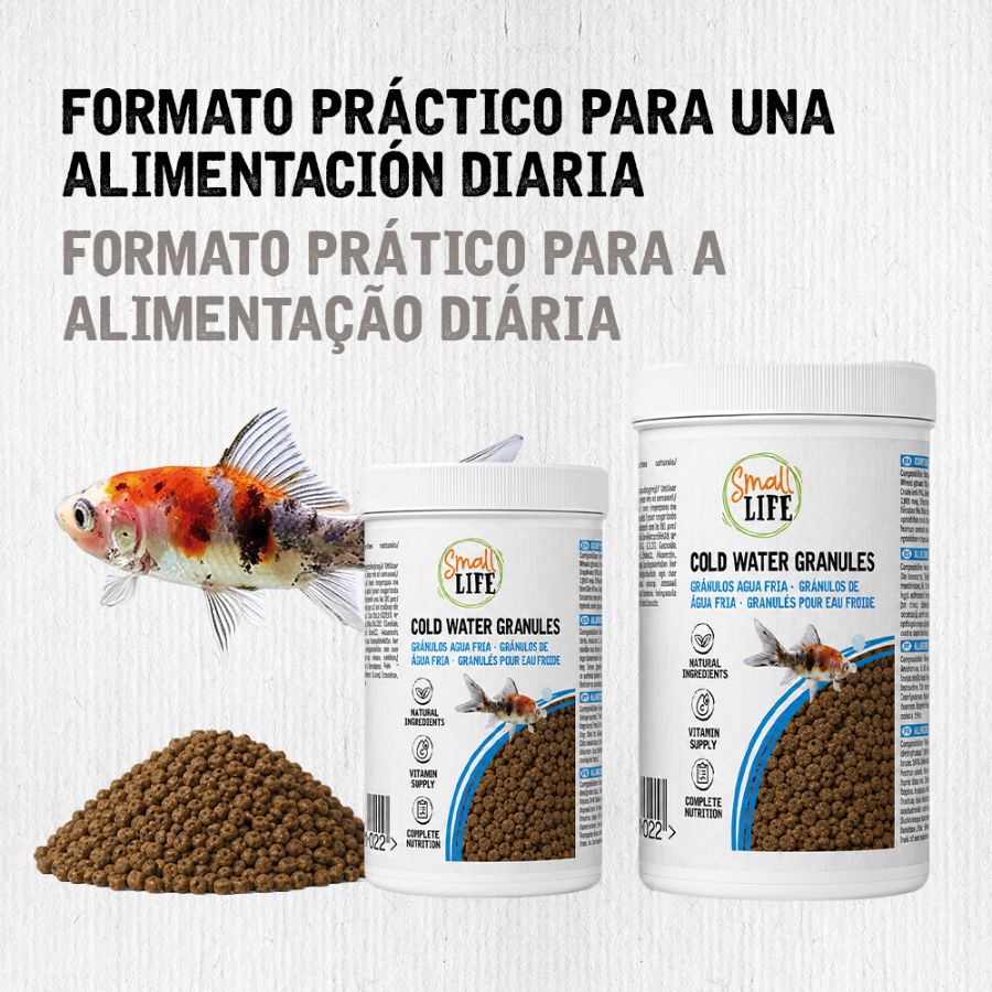 100 ml Small Life Gr&aacute;nulos Agua Fria Alimento para peces, , large Imagem n&uacute;mero 2