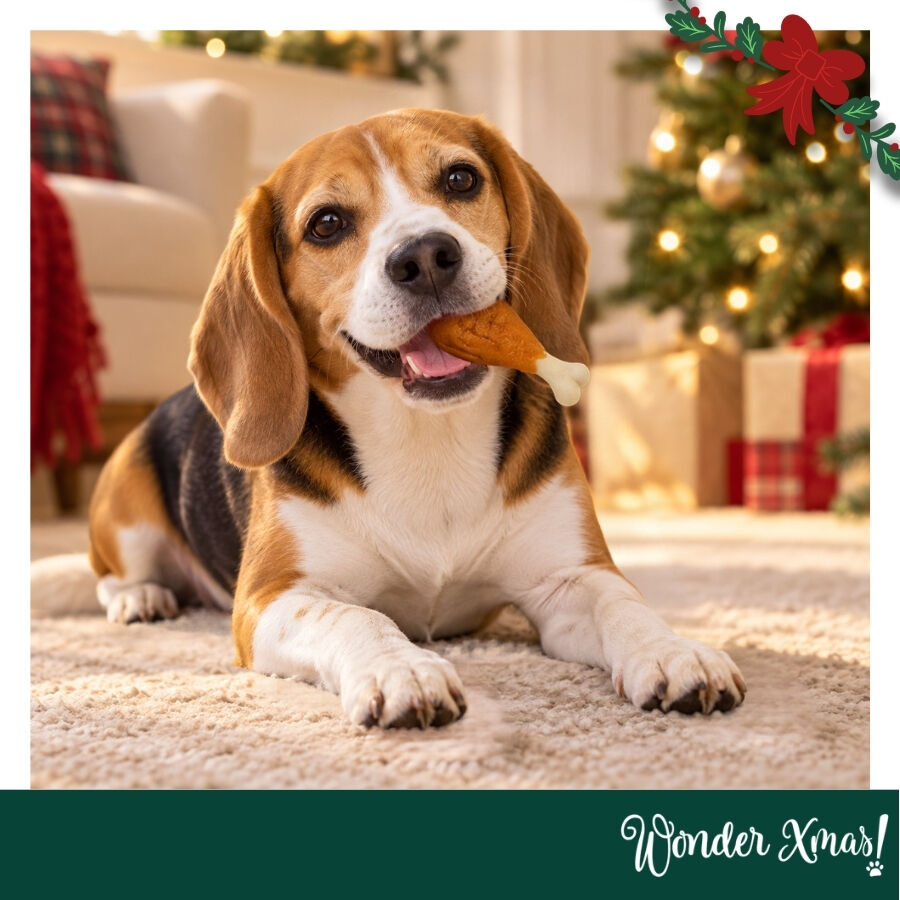 1 pack x 6 uns. Wonder Christmas Coxa de Frango Snacks para C&atilde;es, , large Imagem n&uacute;mero 2