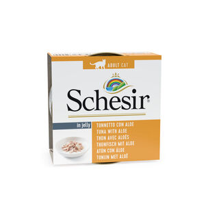 Schesir Adult Atum com Aloé lata para gatos