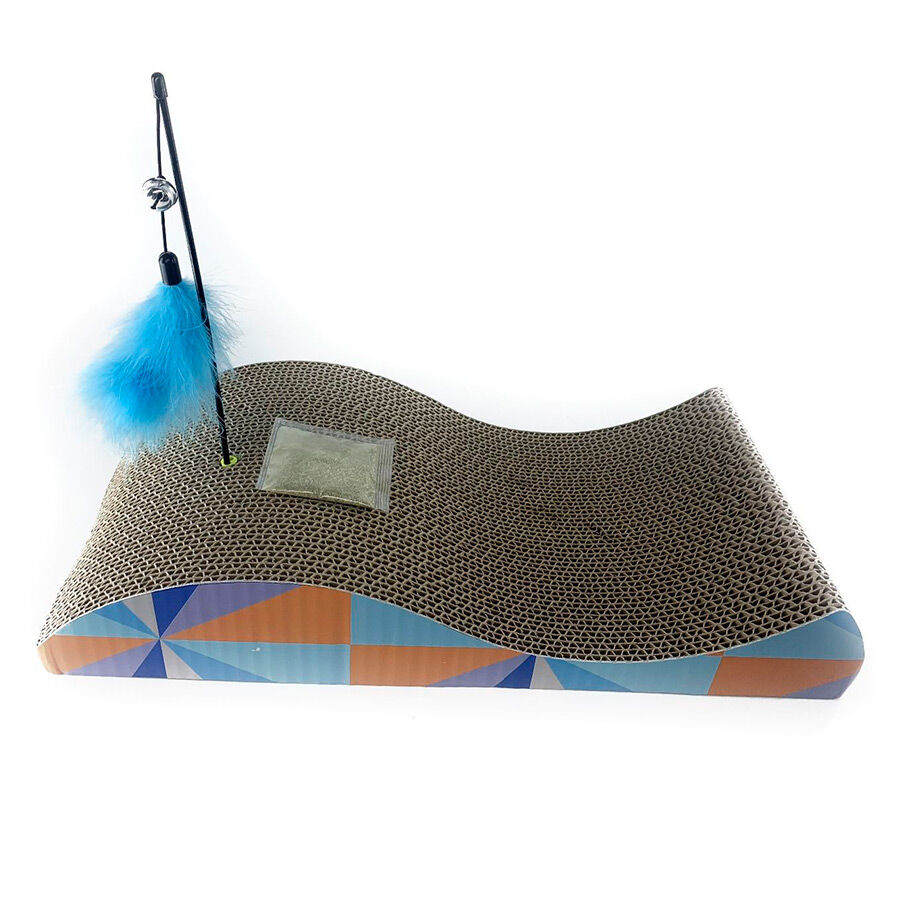 Catshion Arranhador ondulado de papel&atilde;o para gatos, , large Imagem n&uacute;mero 1