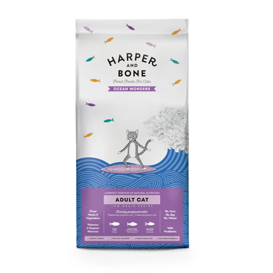 5 kg Harper & Bone Ocean Wonders Ra&ccedil;&atilde;o de peixe para gatos , , large Imagem n&uacute;mero 1