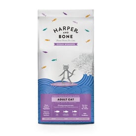 Harper & Bone Ocean Wonders Ra&ccedil;&atilde;o de peixe para gatos 