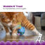 Outward Hound Catstages Hunt n’ Swat Treat Trumbler Rato interativo com penas para gatos, , large Indicador imagem número 6