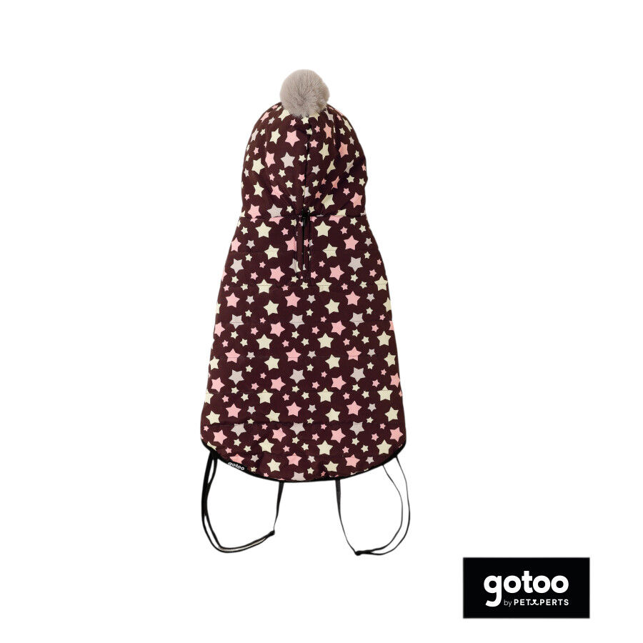 Gotoo Casaco com Estrelas, Capuz e Pompom para c&atilde;es, , large Imagem n&uacute;mero 2