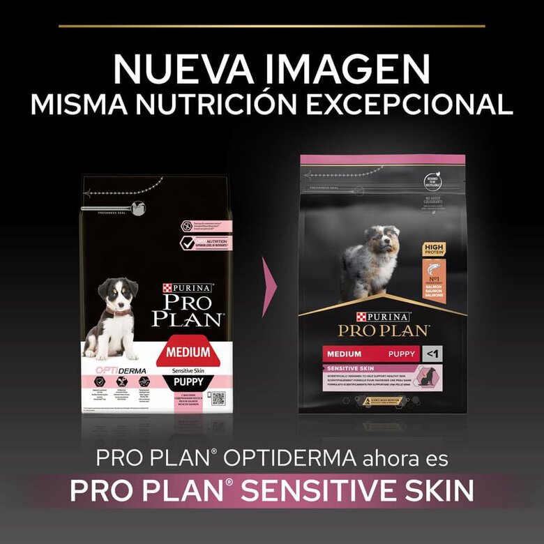 Pro Plan Puppy Medium Salmão Peles Sensíveis ração para cachorros,  Imagem número 2 Pro Plan Puppy Medium Salmão Peles Sensíveis ração para cachorros, , large Imagem número 2