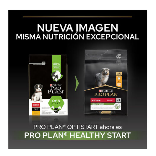 Pro Plan Puppy Medium OptiStart Frango e Arroz ração para cães, , large image number null