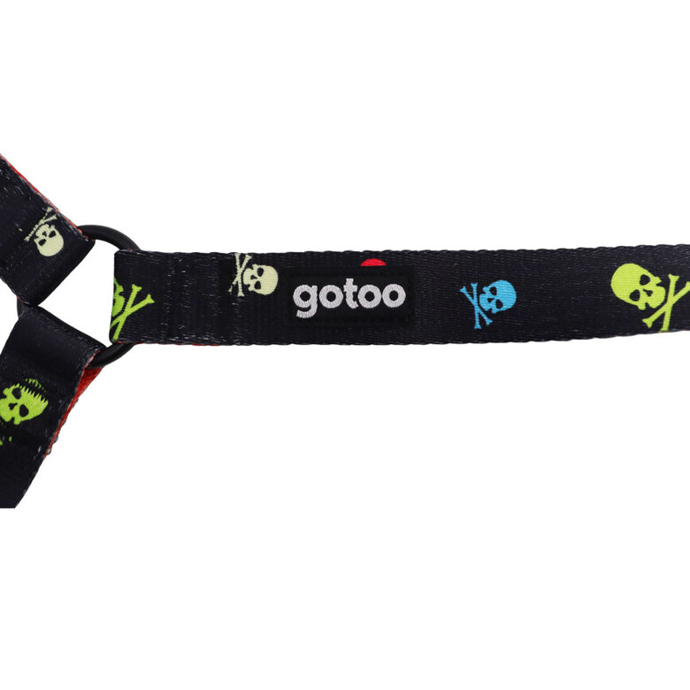 Gotoo Peitoral estampado cinza para cães,  Imagem número 4 Gotoo Peitoral estampado cinza para cães, , large Imagem número 4