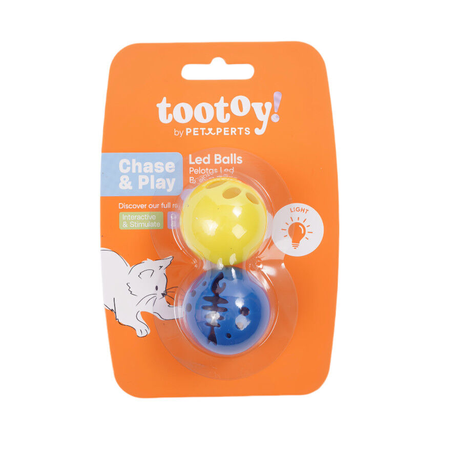 Tootoy! Chase & Play Bolas com LED para gatos, , large Imagem n&uacute;mero 9