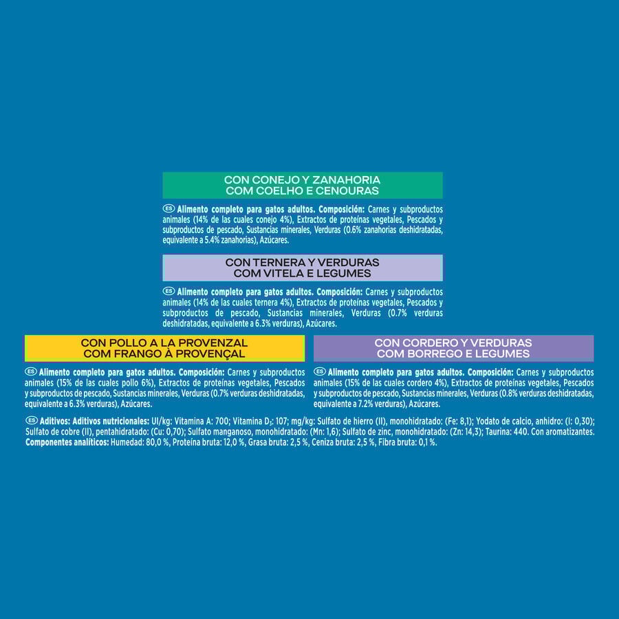 4 saquetas x 85 g Gourmet Perle Filetes de Carne com Legumes em molho saquetas para gatos &ndash; Multipack 4, , large Imagem n&uacute;mero 4