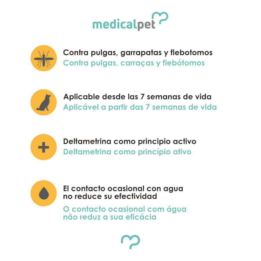 1 coleira x 65 cm Medicalpet Coleira Antiparasit&aacute;ria para c&atilde;es grandes, , large Imagem n&uacute;mero 3