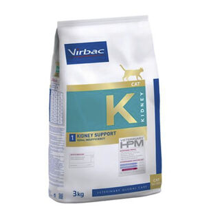 Virbac Kidney Renal Insufficiency Hpm ração para gatos