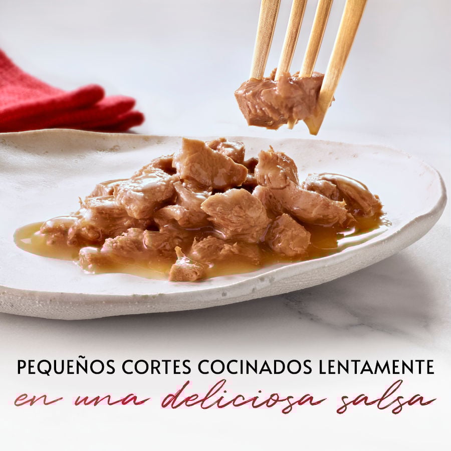 6 saquetas x 50 g Purina Gourmet Mon Petit Sele&ccedil;&atilde;o Aves com molho em saqueta para gatos, , large Imagem n&uacute;mero 4
