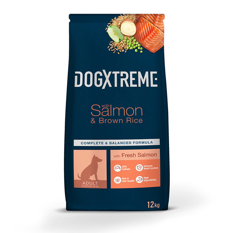 Dogxtreme Salmão e Arroz ração para cães, , large image number null