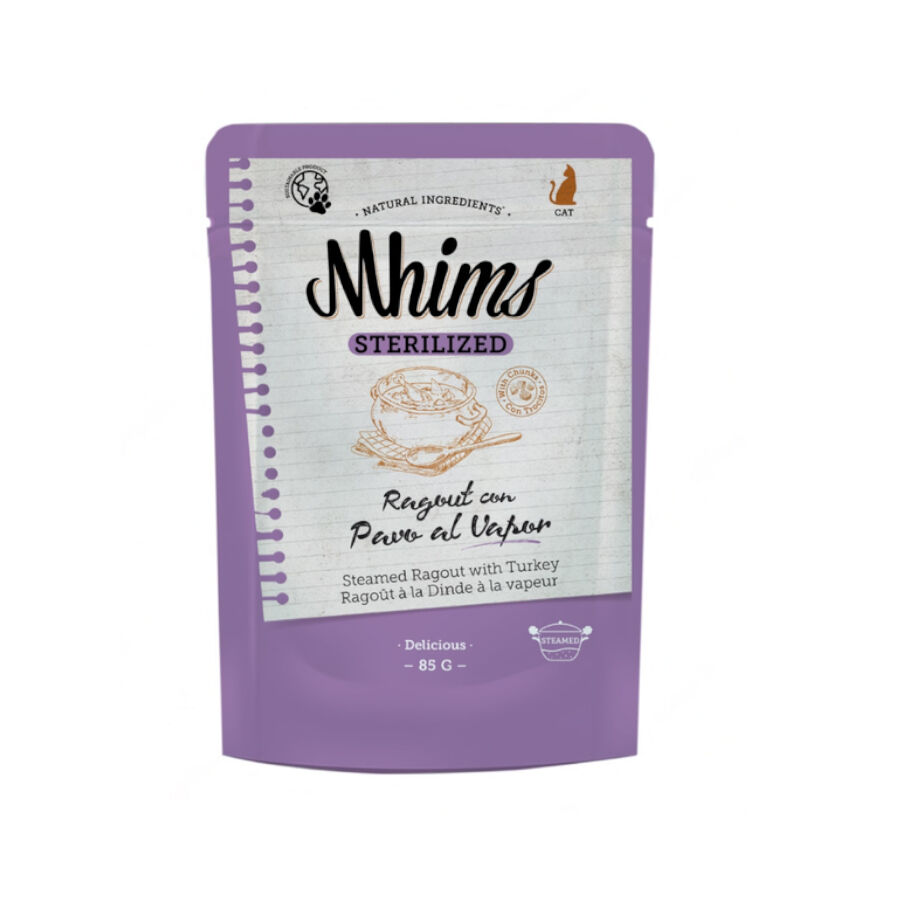 85 g Mhims Ragout Sterilized Peru em Molho saqueta para gatos, , large Imagem n&uacute;mero 1