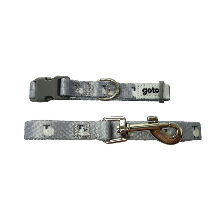 Gotoo Trela estampada cinza para cães,  Imagem número 1 Gotoo Trela estampada cinza para cães, , large Imagem número 1