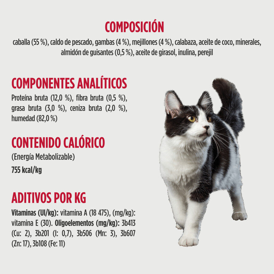 79 g Nulo Signature Stews Cavala com Camar&otilde;es e Mexilh&otilde;es em Terrina para gatos, , large Imagem n&uacute;mero 3