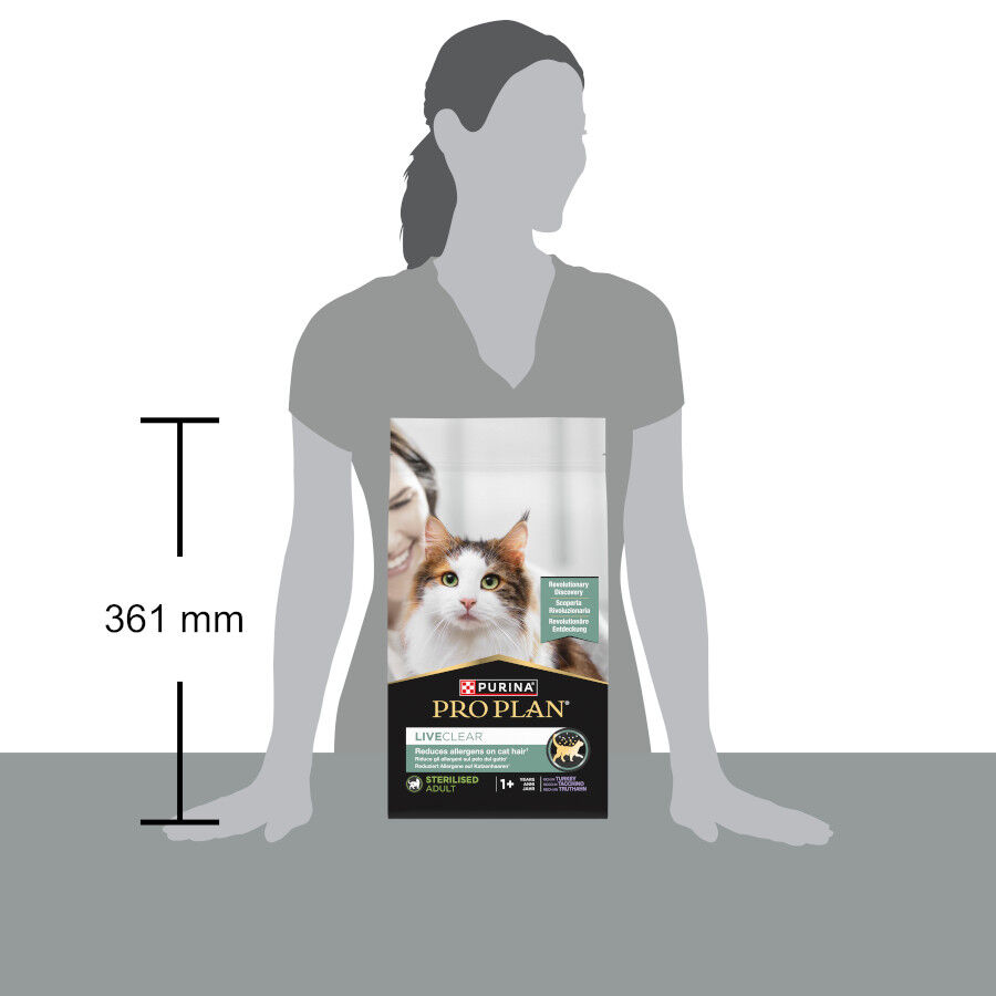 1,4 kg Pro Plan Live Clear Adult Turkey Ra&ccedil;&atilde;o para gatos, , large Imagem n&uacute;mero 4