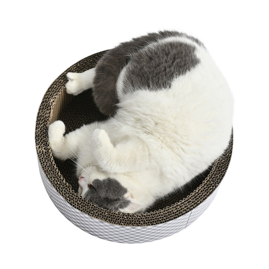 Leeby Domingo cama arranhador de cart&atilde;o vichy para gatos, , large Imagem n&uacute;mero 6