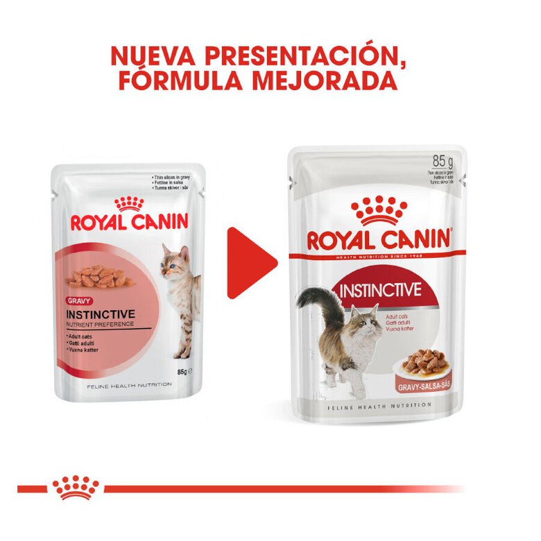 85 g Royal Canin Instinctive alimento húmido em molho saquetas para gatos,  Imagem número 3 85 g Royal Canin Instinctive alimento húmido em molho saquetas para gatos, , large Imagem número 3