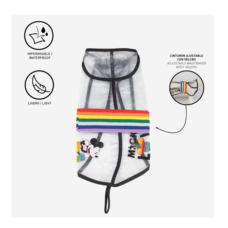 Disney Pride Capa de Chuva Impermeável para cães,  Imagem número 6 Disney Pride Capa de Chuva Impermeável para cães, , large Imagem número 6