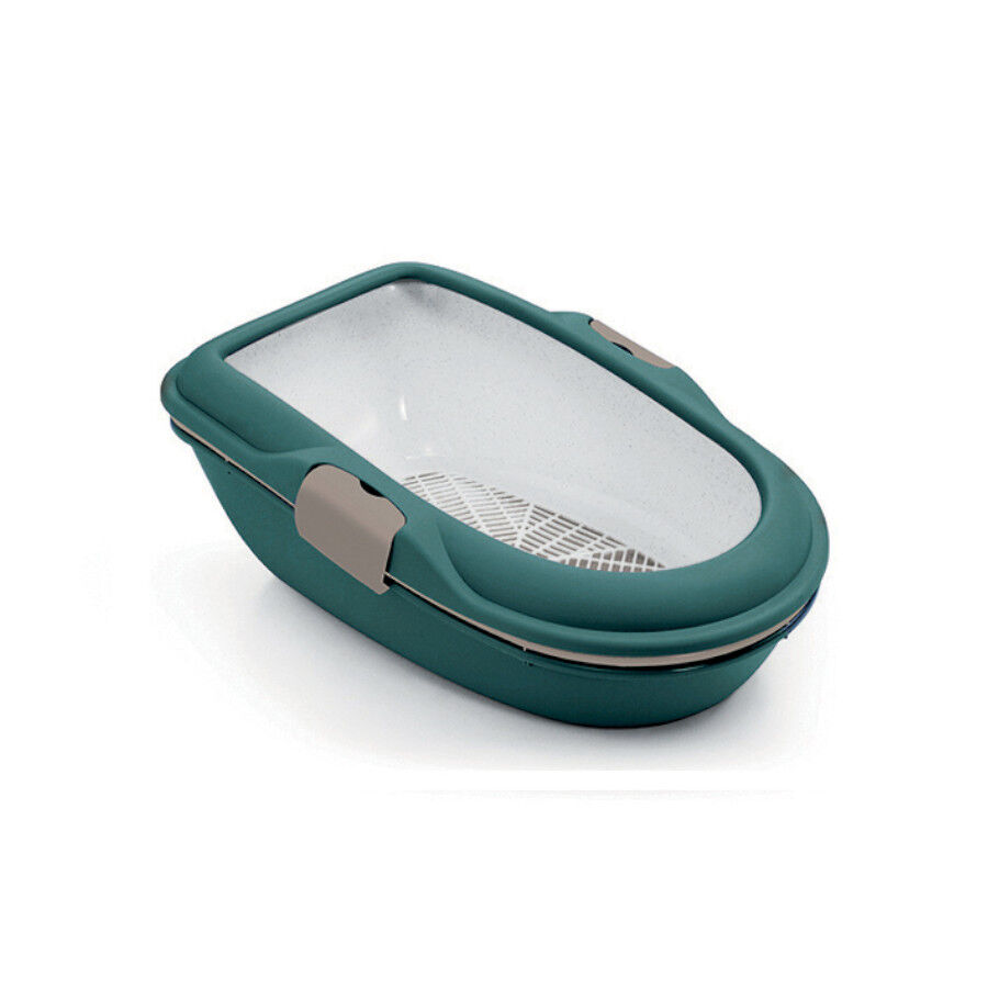 Stefanplast Limpieza R&aacute;pida bandeja para gato azul Imagem n&uacute;mero 1