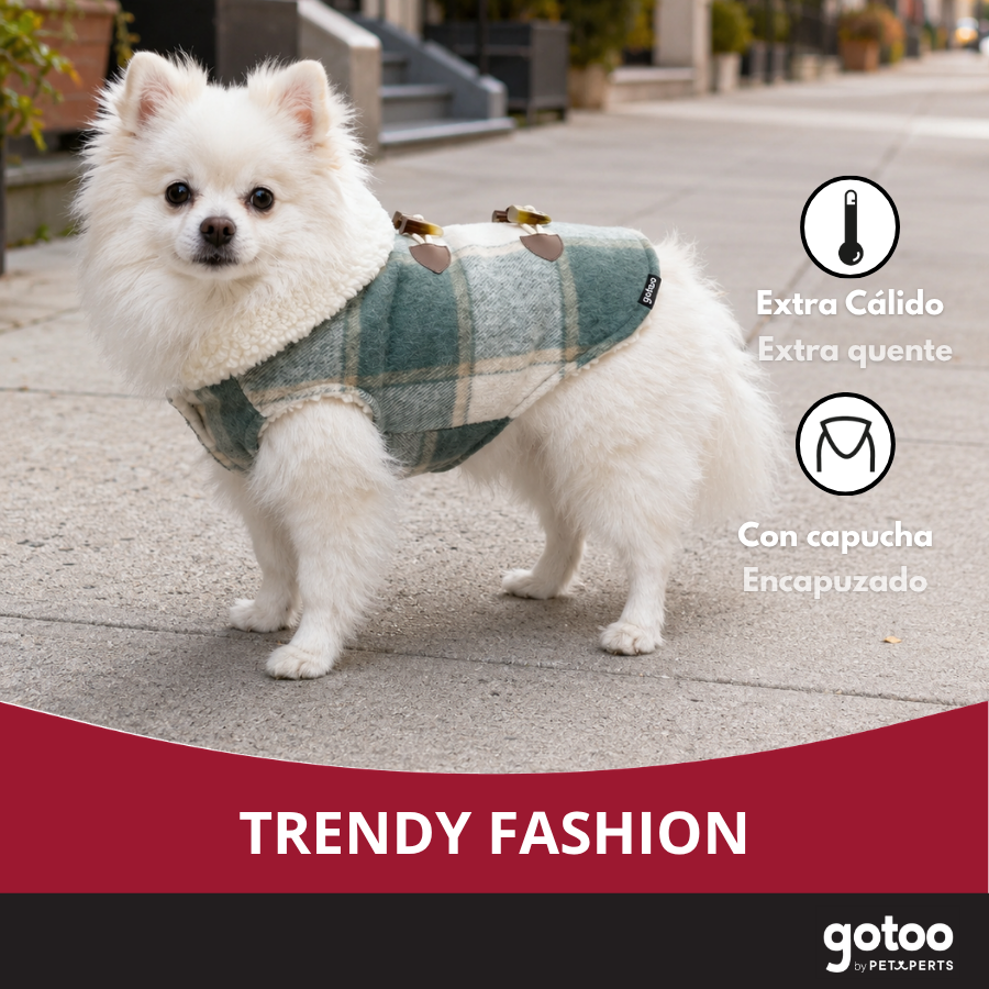 Gotoo Casaco Tartan com Capuz para c&atilde;es, , large Imagem n&uacute;mero 6