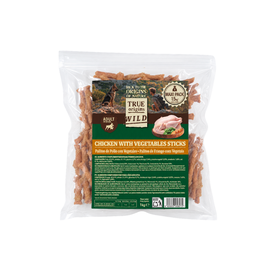 True Origins Wild Palitos de Frango com Vegetais Snack para c&atilde;es