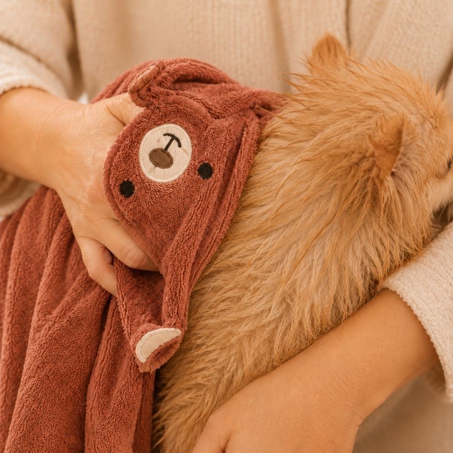 Bloob Teddy Roup&atilde;o de Banho Castanho para c&atilde;es, , large Imagem n&uacute;mero 4