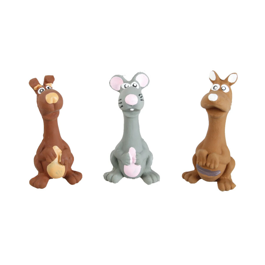 Flamingo Skippy Brinquedo de L&aacute;tex para C&atilde;es, , large Imagem n&uacute;mero 4